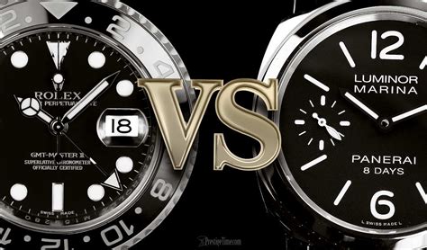 rolex vs panerai.